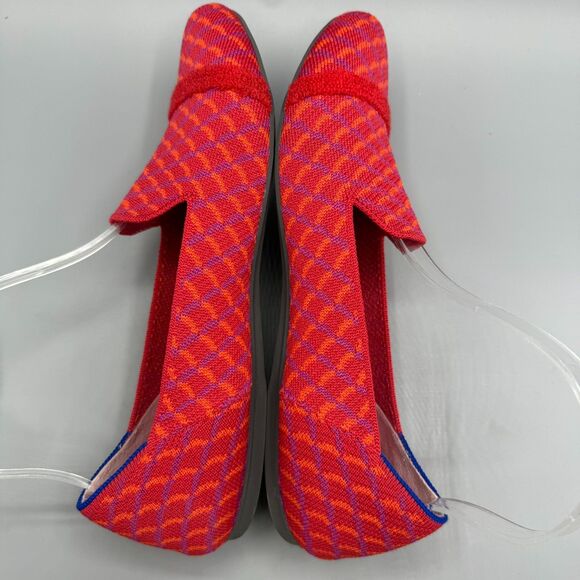 Rothys The Loafer Women’s Flats Pomegranate Red Knit Shoes Comfort Flats Sz 9.5 - Picture 7 of 9